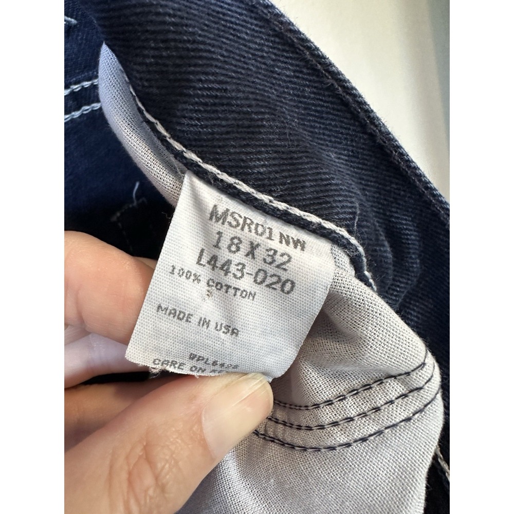 Wrangler for Women Jeans Blue Denim Tapered High Rise Retro Western 18x32‎ - Picture 5 of 9